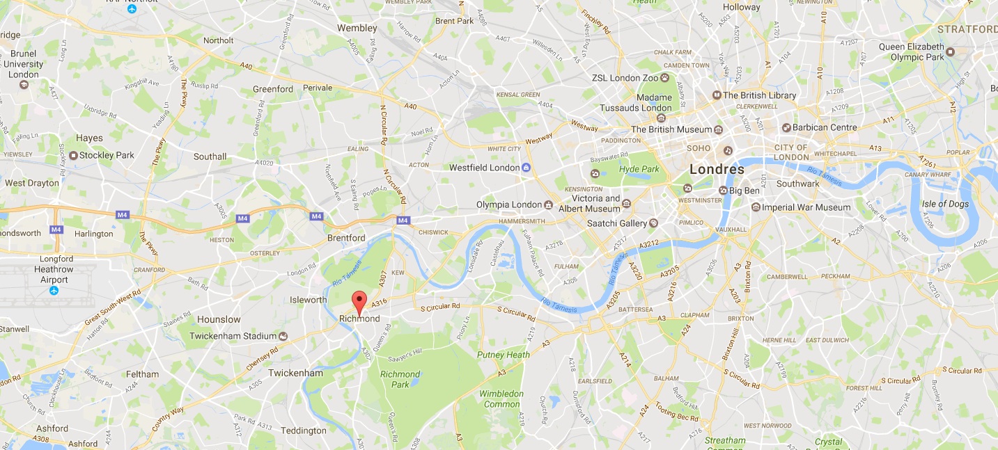 mapa de Richmond