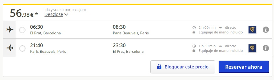 VUELOS SUPER BARATO A PARÍS