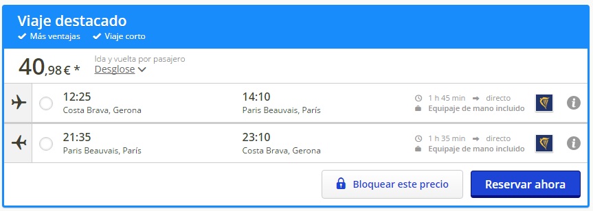 BILLETE SUPER BARATO A PARÍS