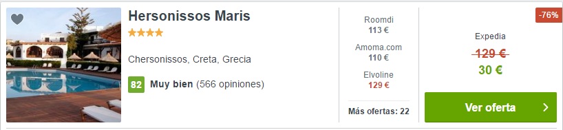 HOTEL HERSONISSOS MARIS CRETA