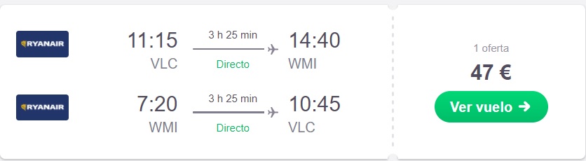 VALENCIA VARSOVIA SUPER BARATO