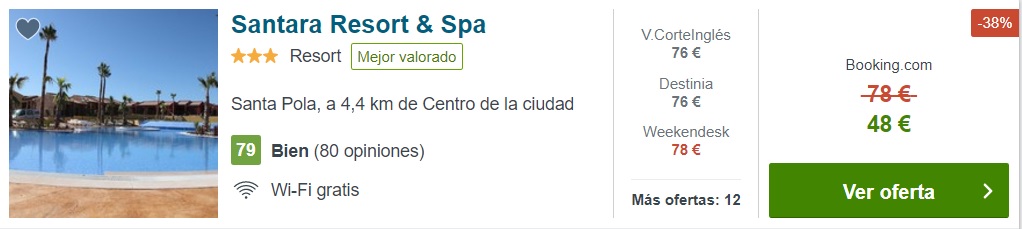 RESORT SUPER BARATO SANTA POLA