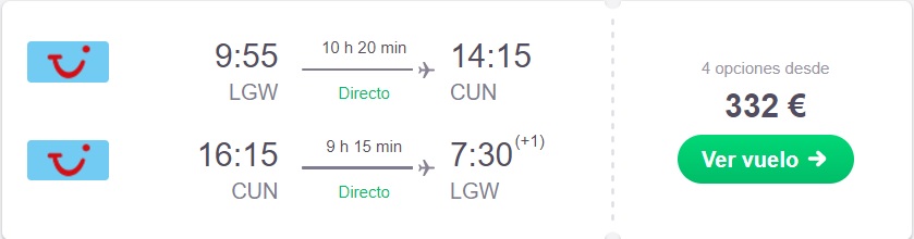 VUELO SUPER BARATO A CANCÚN