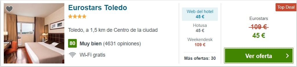 super chollo hotel Toledo