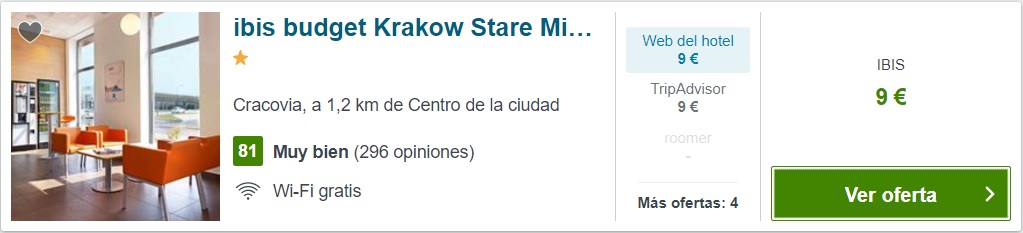 HOTEL IBIS SUPER BARATO VARSOVIA