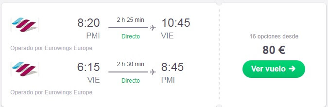 Vuelos barato a Viena