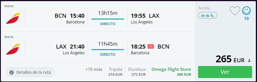VUELOS SUPER BARATO A LOS ÁNGELES