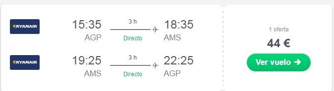 Vuelos super baratos a Ámsterdam