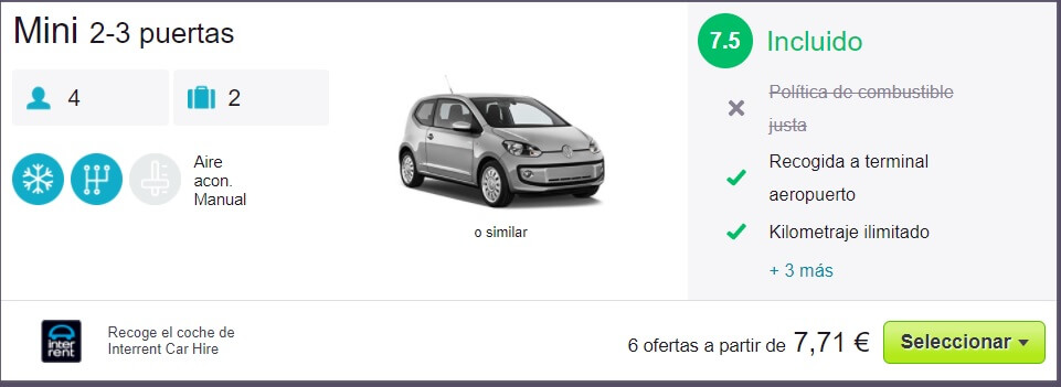 ALQUILER COCHE BARATO MADRID