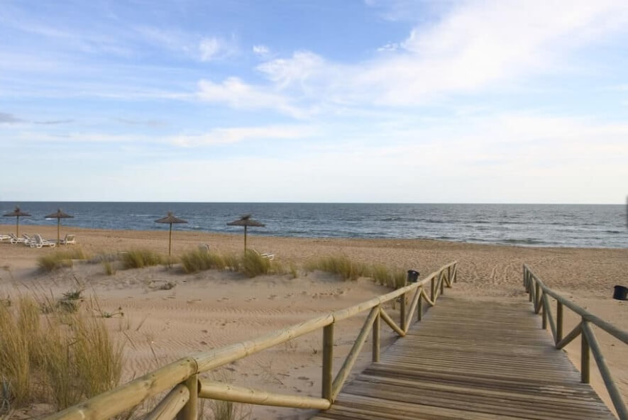 PLAYA DEL ROMPIDO EN HUELVA