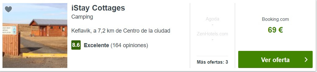 alojamiento barato en Islandia