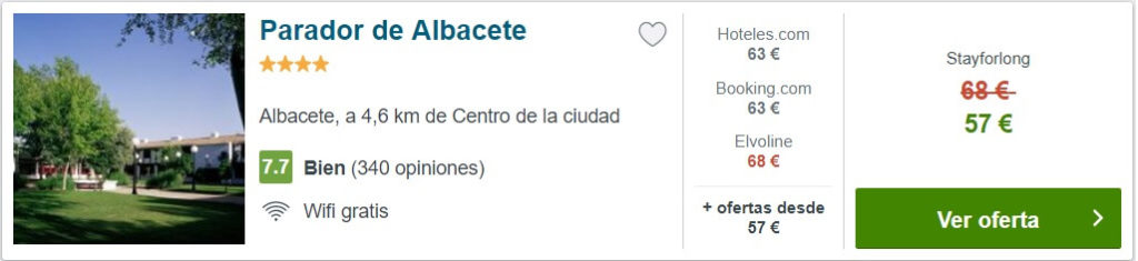 OFERTA PARADOR DE ALBACETE
