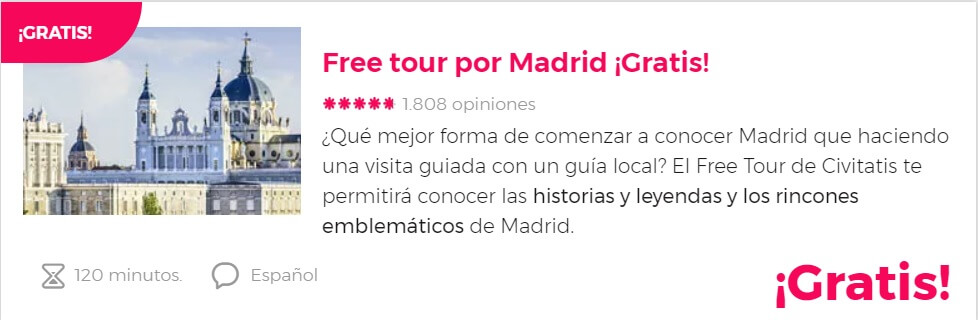 tour gratuito por Madrid