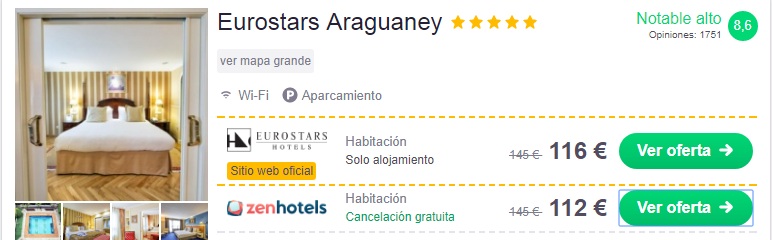 hotel de lujo barato en Santiago