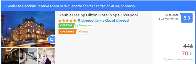 HOTEL BARATO EN LIVERPOOL