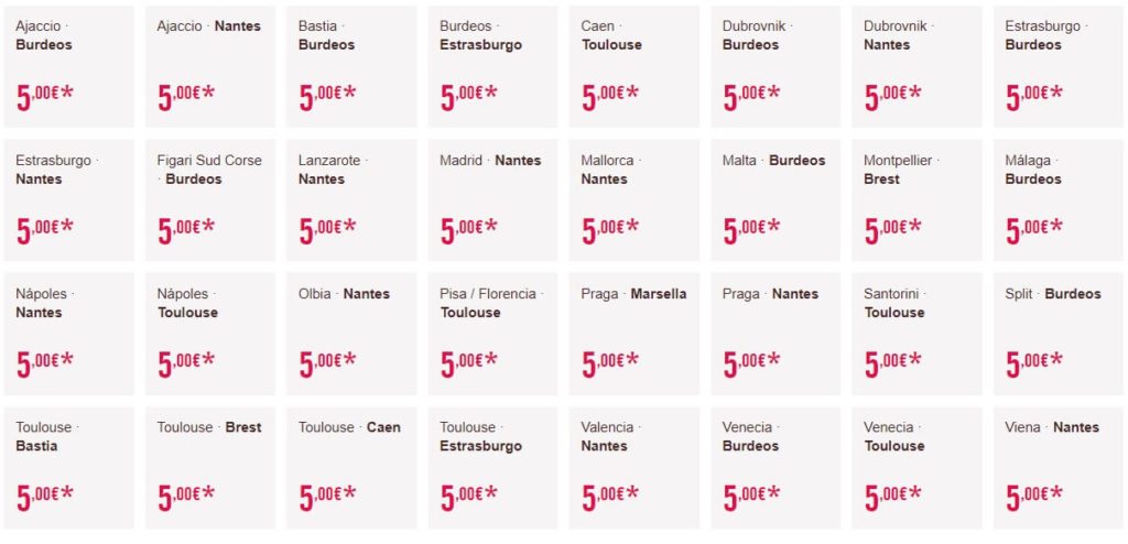Vuelos baratos promoción Volotea