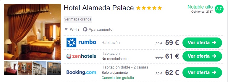hotel de lujo barato en Salamanca