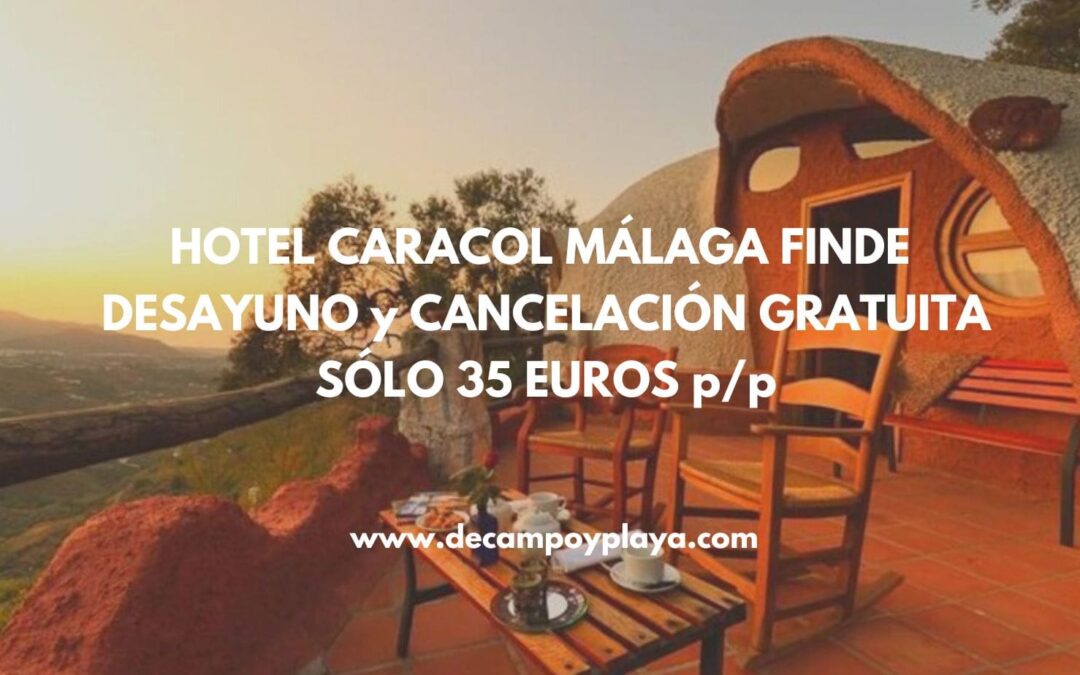 Hotel CASA CARACOL en MÁLAGA (Frigiliana) con desayuno y cancelable por sólo 35 Euros p/p