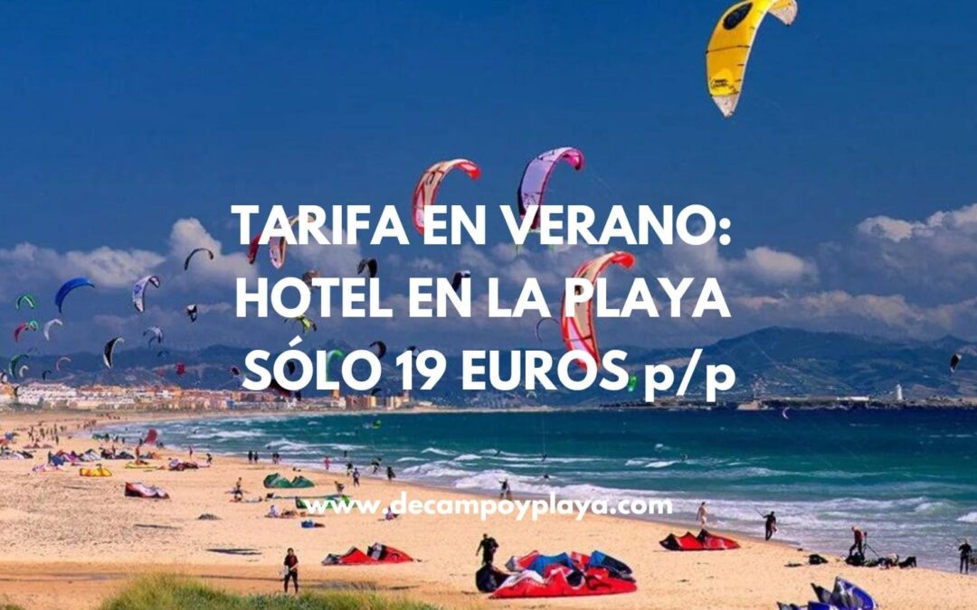 TARIFA EN VERANO: Hotel en el centro por SÓLO 19 Euros p/p