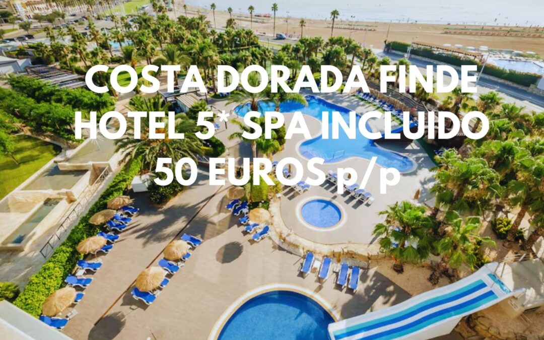 COSTA DORADA Fin de semana de LUJO: Hotel 5* acceso gratuito al SPA por 50 Euros p/p