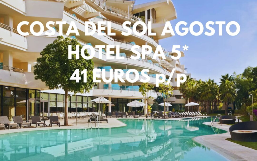COSTA DEL SOL AGOSTO LUJO: Hotel Spa 5* en Estepona por sólo 41 Euros p/p