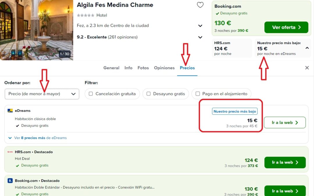 CORREE!! FEZ DE LUJO (Marruecos) Hotel 5* con desayuno SÓLO 7 Euros p/p
