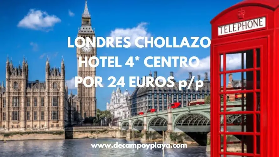 LONDRES NAVIDADES Hotel 4* en el CENTRO por sólo 24 Euros p/p