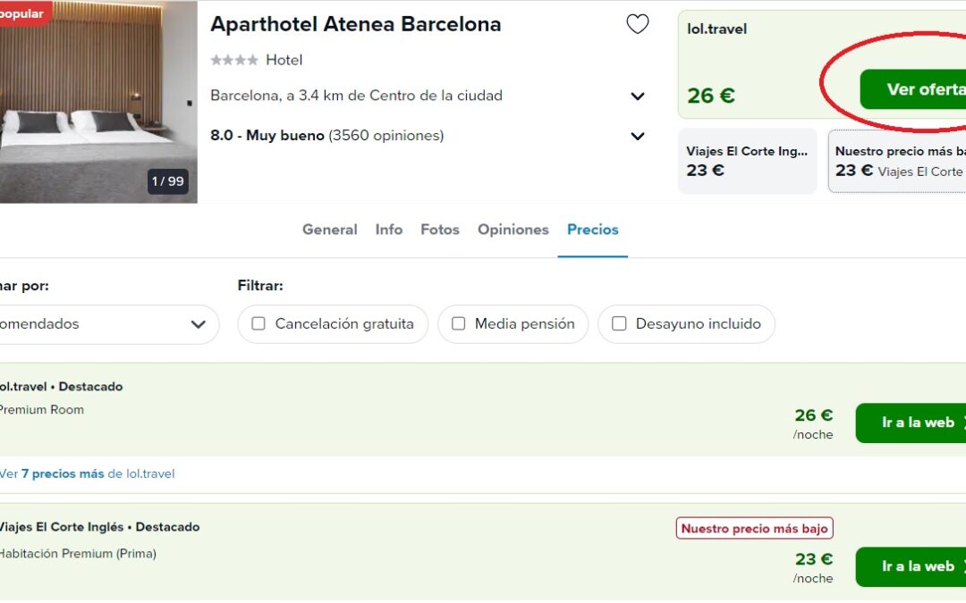 CORREE!! Hotel 4* centro de BARCELONA por sólo 13 Euros p/p