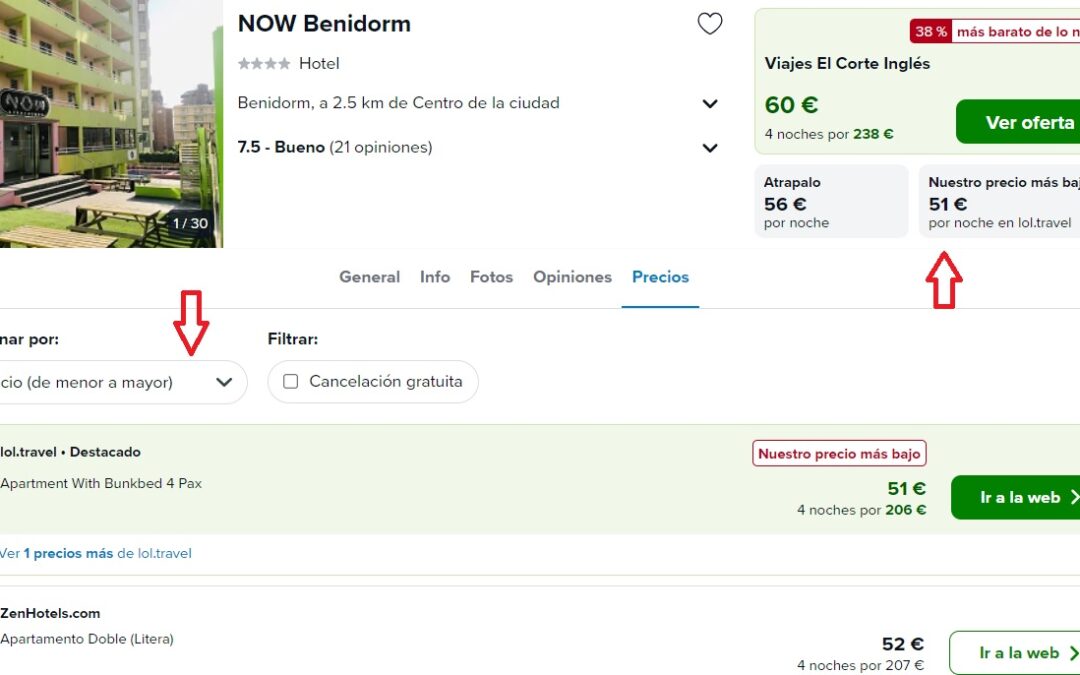 ÚLTIMA HORA BENIDORM!! Apartahotel 4* para cuatro en la playa por SÓLO 12 Euros p/p