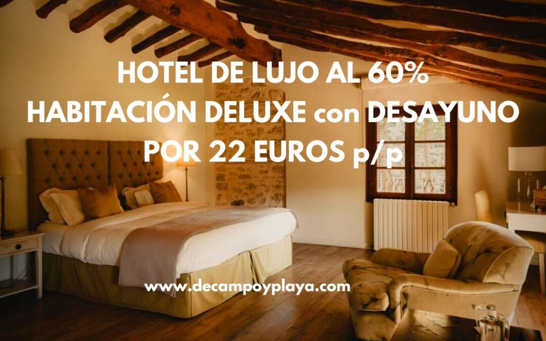 RÁPIDO!! EXCLUSIVO Hotel de lujo en Alicante con desayuno habitación DELUXE por sólo 22 Euros p/p