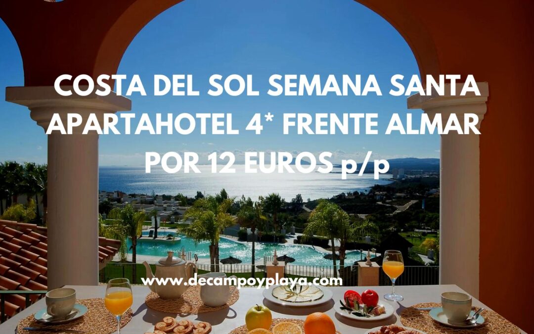 BRUTAL COSTA DEL SOL Semana Santa!! Resort 4* frente al mar para cuatro por sólo 12 Euros p/p