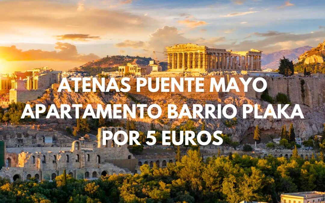CORREE!! ATENAS puente Mayo: Apartamento en el icónico barrio de Plaka centro por sólo 5 Euros p/p