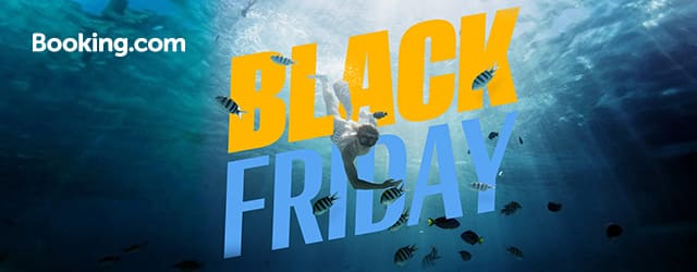 Ya está aquí el BLACK FRIDAY de BOOKING con -30% DE DESCUENTO O MÁS