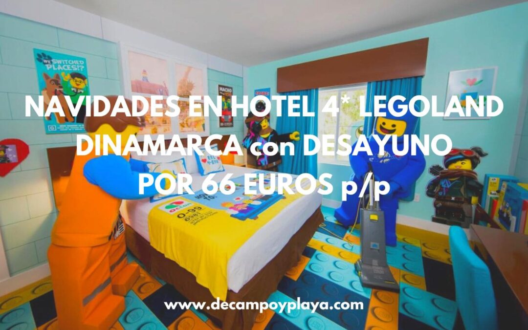 NAVIDADES en Hotel 4* LEGOLAND con desayuno en Billund, Dinamarca por sólo 66 Euros p/p