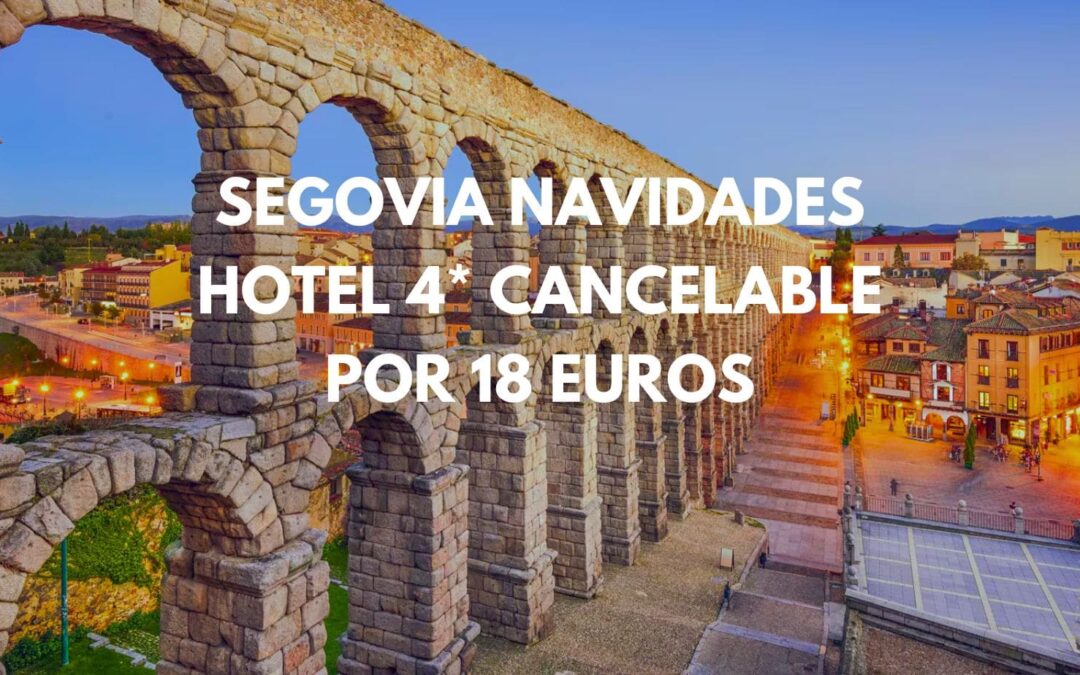 BRUTAL SEGOVIA Navidades: Hotel 4* centro por sólo 18 Euros p/p
