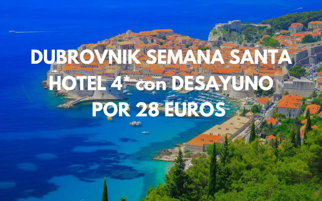 BRUTAL DUBROVNIK DE LUJO Semana Santa: Hotel 4* en la playa con desayuno por sólo 28 Euros p/p