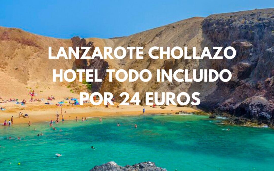 CORREE!! LANZAROTE Fin de semana: Hotel TODO INCLUIDO por sólo 24 Euros p/p