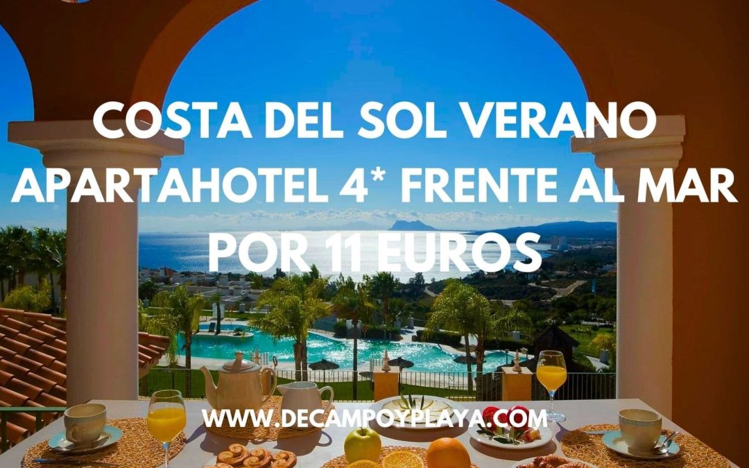 CHOLLO COSTA DEL SOL VERANO: Apartahotel 4* para cuatro frente al mar por sólo 11 Euros p/p