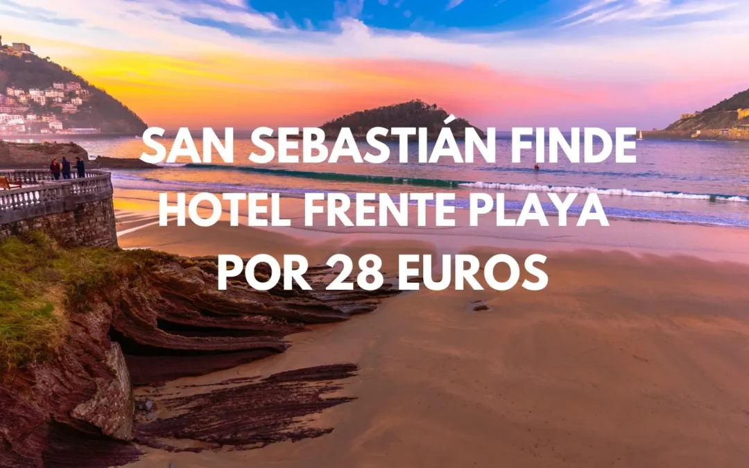 CHOLLAZO SAN SEBASTIÁN Fin de semana Navidades: Hotel en el centro con vistas al mar por sólo 28 Euros p/p