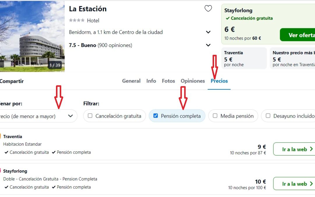 CORREE!! Hotel 4* en Benidorm PENSIÓN COMPLETA por sólo 4 Euros p/p