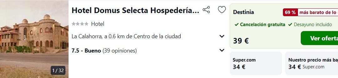 BRUTAL!! Fin de semana SIERRA NEVADA: Hotel 4* con desayuno por sólo 11 Euros p/p