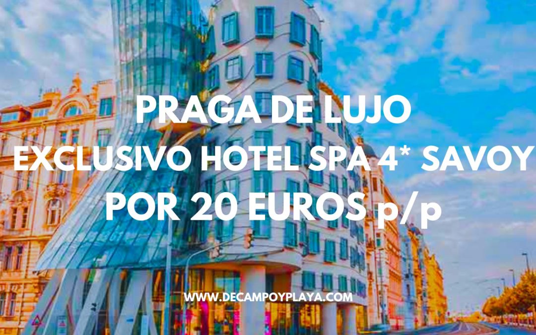 LUJOSO Hotel 4* SAVOY PRAGA en centro histórico por sólo 20 Euros p/p