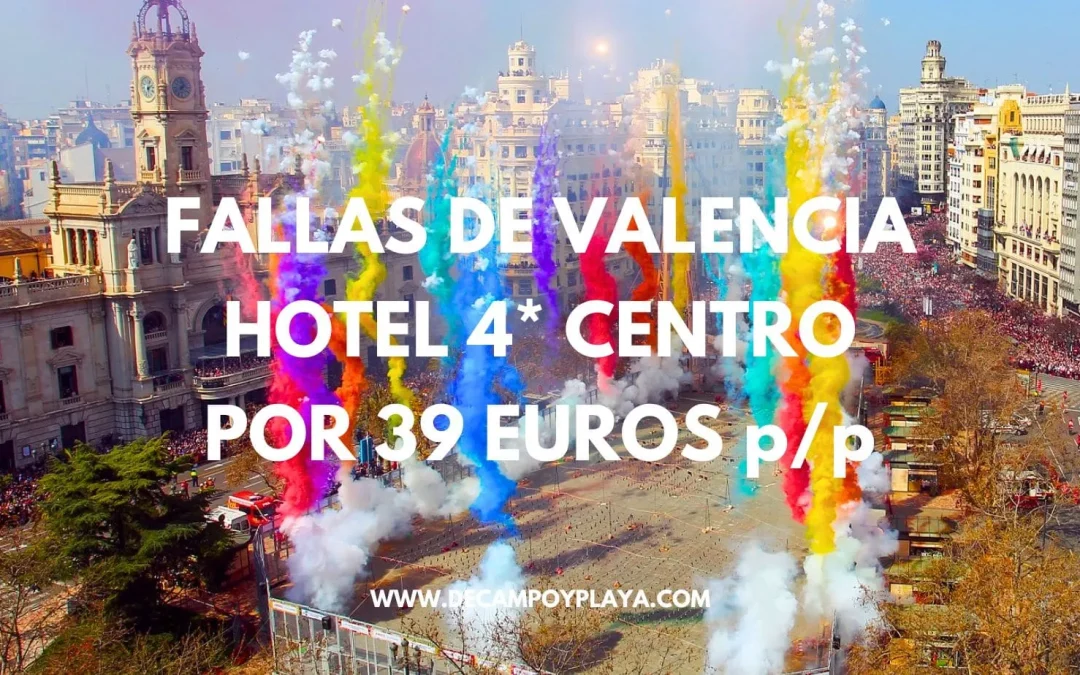 VALENCIA FALLAS: Hotel 4* junto Oceanogràfic centro por sólo 39 Euros p/p