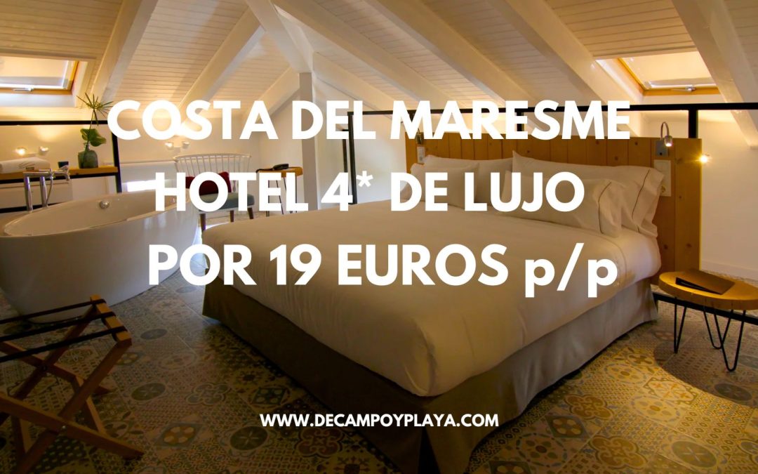 COSTA DEL MARESME DE LUJO Festivo San José: Hotel 4* por sólo 19 Euros p/p