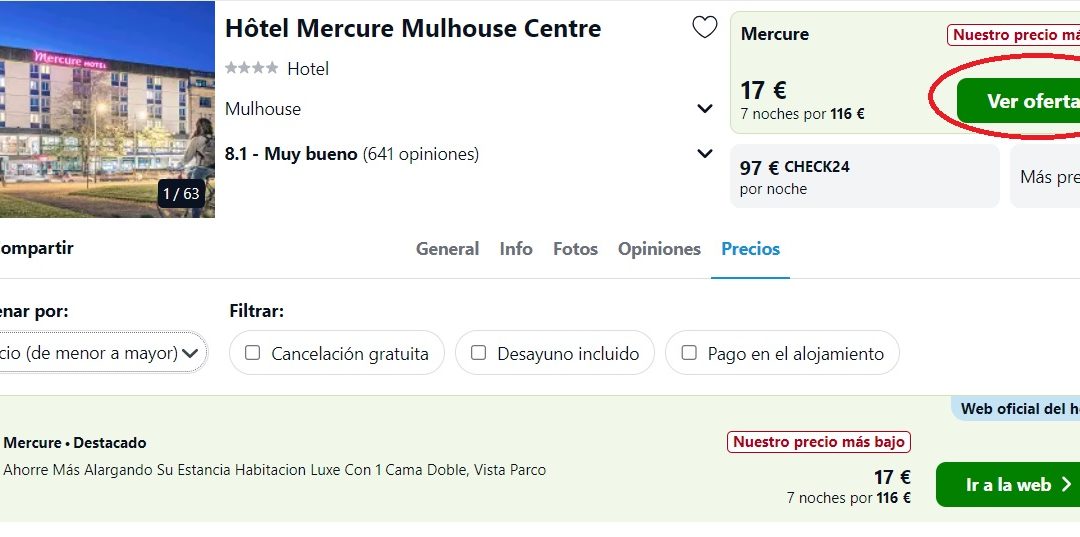 TARIFA ERROR!! AGOSTO EN FRANCIA: Hotel 4* en Alsacia por sólo 8 Euros p/p