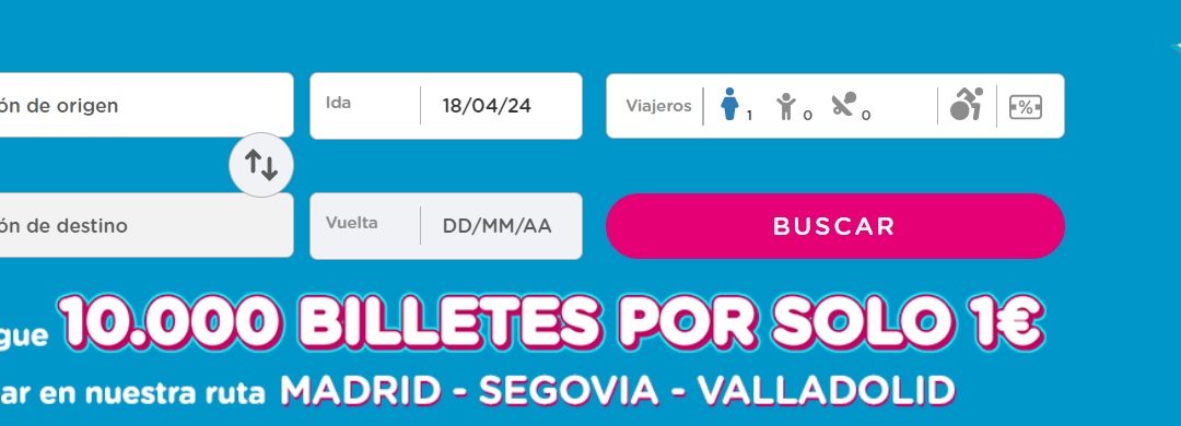 CORREE!! BILLETES DE TREN A 1 EURO con Ouigo
