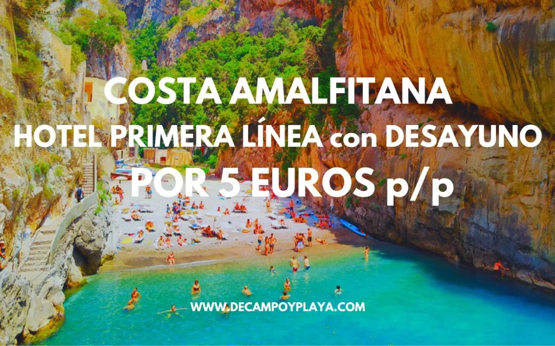 OFERTA ESPECIAL!! COSTA AMALFITANA: Hotel Boutique con desayuno por SÓLO 5 Euros p/p