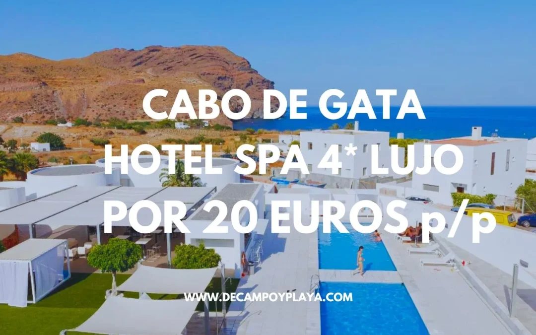 RÁPIDO!! CABO DE GATA en Junio: Hotel Spa 4* junto playa SÓLO 20 Euros p/p