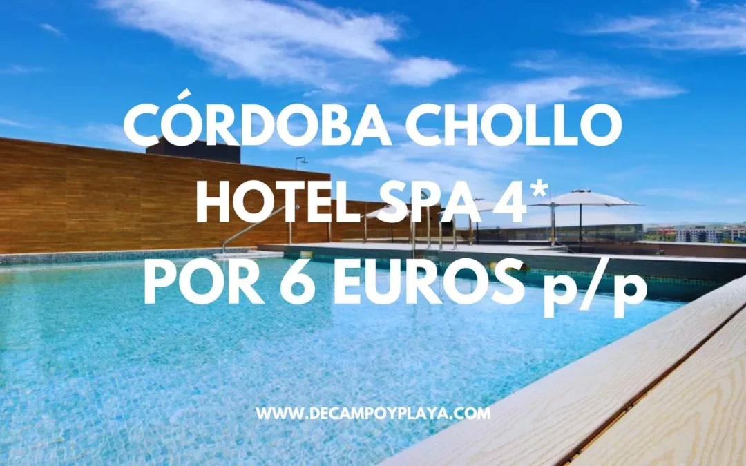 RÁPIDO!! CÓRDOBA de lujo: Hotel Spa 4* por SÓLO 6 Euros p/p