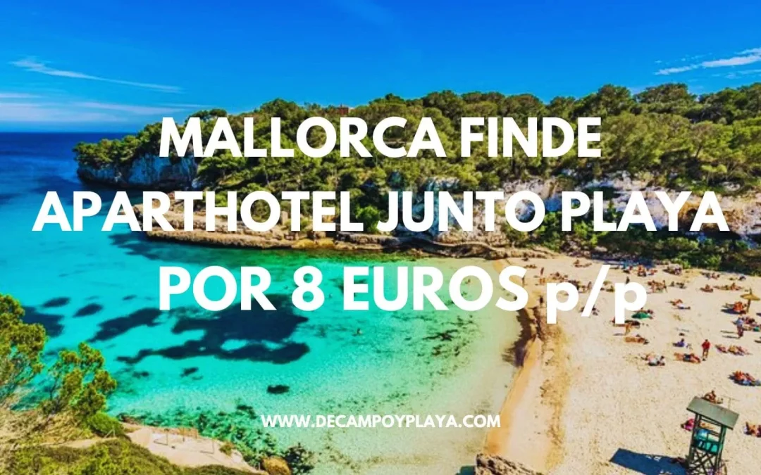 CHOLLO MALLORCA Fin de semana: Aparthotel para cuatro por SÓLO 8 Euros p/p